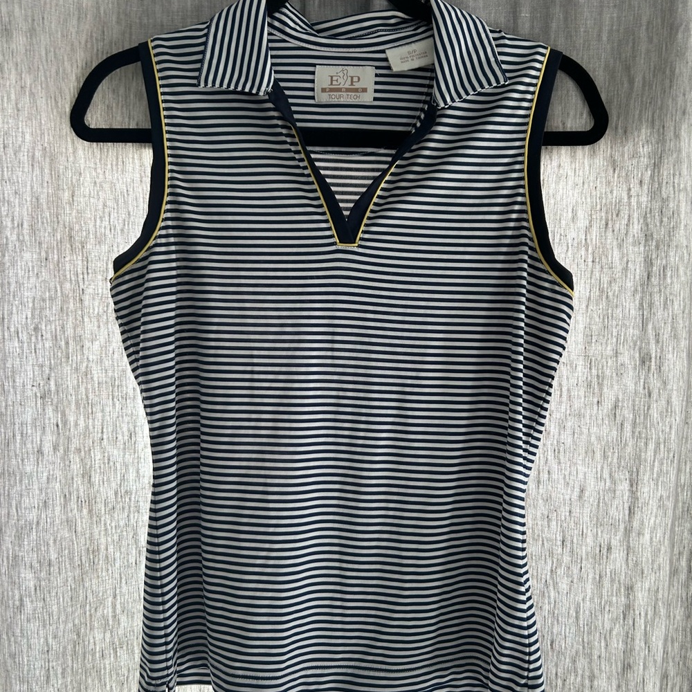 EP NEW YORK PRO TOUR TECH SLEEVELESS POLO SMALL